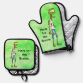 Zombie Ovenwant & Pannenlap Set (Voorkant / Achterkant)