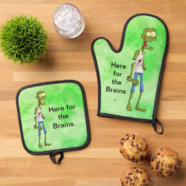 Zombie Ovenwant & Pannenlap Set