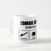 zombie overlevingskit koffiemok (Voorkant links)