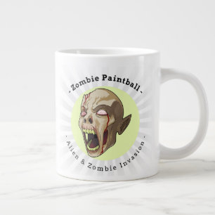 Zombie Paintball Grote Koffiekop