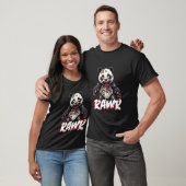Zombie Panda, Creepy Dystopian Undead Panda Bear T-shirt (Unisex)