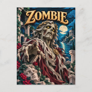 Zombie, Papieren Snijmonster Briefkaart