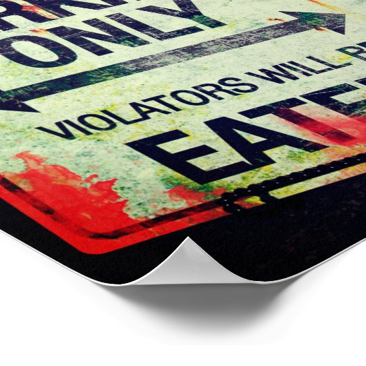 Zombie Parking Poster (Hoek)