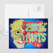 Zombie Parts Briefkaart (Voorkant / Achterkant)