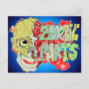 Zombie Parts Briefkaart