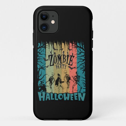 Zombie Party, Halloween Case-Mate iPhone Case (Achterkant)