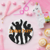 Zombie Party Halloween Party Papieren Bordje (Feest)