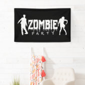 Zombie Party | Halloween Spandoek (Insitu)