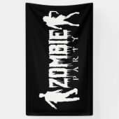 Zombie Party | Halloween Spandoek (Verticaal)