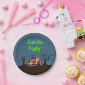 Zombie Party Papieren Bordje (Feest)