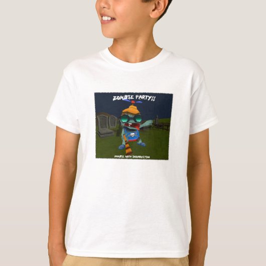 Zombie Party T-shirt (Voorkant)