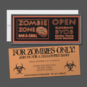 Zombie Party Uitnodigingen Bloody Marys Op Het Hui