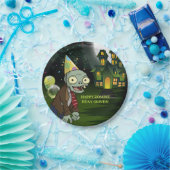 Zombie Party Verjaardag Halloween Papieren Bordje (Feest)