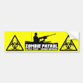 Zombie Patrol - Alpha Team Bumpersticker (Voorkant)