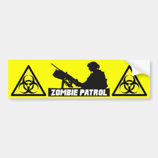 Zombie Patrol - Op de Bumpersticker van het Pistoo