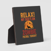 Zombie Patrouille Hond Halloween Fotoplaat (Voorkant)
