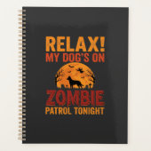 Zombie Patrouille Hond Halloween Planner (Voorkant)