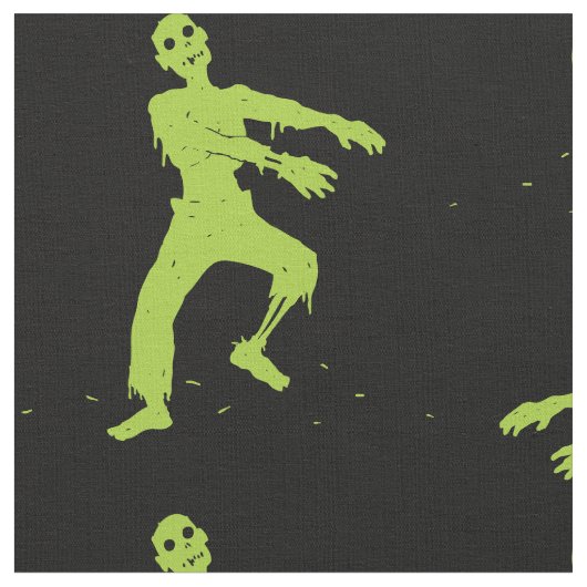 Zombie Pattern Stof (Close Up)