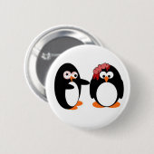 Zombie Penguin Pin Ronde Button 5,7 Cm (Voorkant /achterkant)