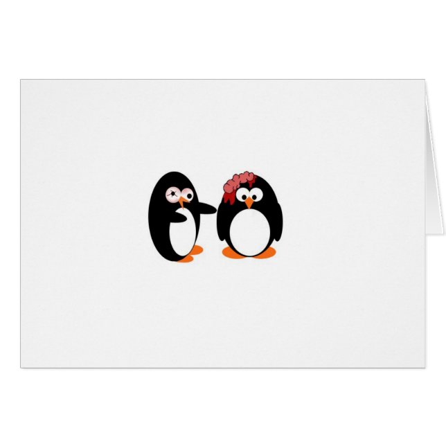 Zombie Penguins Card (Voorkant Horizontaal)