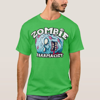 Zombie PHARMACIST Halloween Simple Costume 1 T-shirt