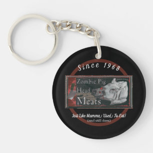 Zombie Pig Head Meats - sinds 1968 Sleutelhanger