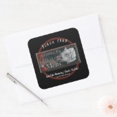 Zombie Pig Head Meats - sinds 1968 Vierkante Sticker (Envelop)