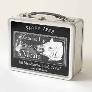 Zombie Pig Head Meats - sinds 1968 zwart en wit