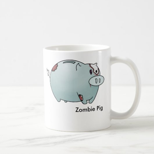 Zombie Pig Koffiemok (Rechts)