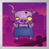 Zombie Pig Poster (Voorkant)