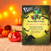 Zombie Piloot Vliegend Vliegtuig Fun Halloween Par Kaart