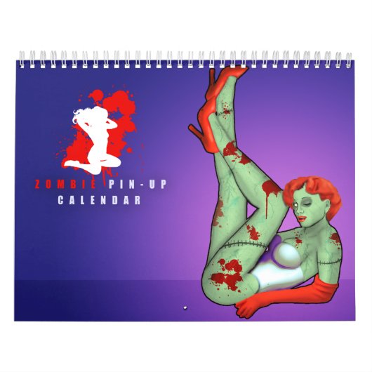 Zombie Pin-Up Agenda 2014 Kalender (Hoes)