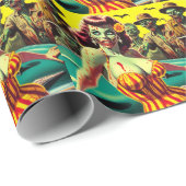 Zombie Pin-up Cadeaupapier (Rol Hoek)