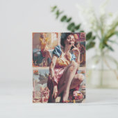 Zombie Pin-Up I Briefkaart (Staand voorkant)