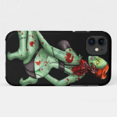 Zombie Pin-Up iPhone 5 Hoesje-Mate Barely Daar™ Case-Mate iPhone Case (Achterkant (horizontaal))