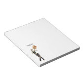 Zombie Pin Up Meisje Protest I Notitieblok (Schuin)