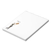 Zombie Pin Up Meisje Protest I Notitieblok (Linkerzijde)