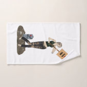 Zombie Pin Up Meisje Protest II Handdoek (Handdoek)