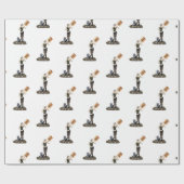 Zombie Pin Up Meisje Protest II inpakpapier (Vlak)