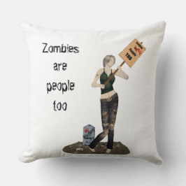 Zombie Pin Up Meisje Protest II Sierkussen