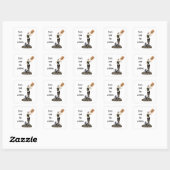 Zombie Pin Up Meisje Protest II Stickers (Vel)