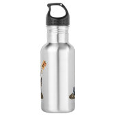 Zombie Pin Up Meisje Protest II Waterfles (Achterkant)