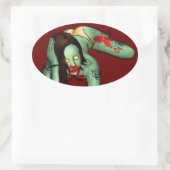 Zombie Pin-Up Sticker (Tas)