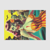 Zombie Pin-up Tissuepapier (Voorkant)