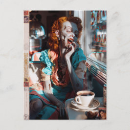 Zombie Pin-Up V Briefkaart