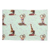 Zombie Pin Ups Kussensloop (Achterkant)