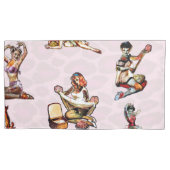 Zombie Pin Ups Kussensloop (Voorkant)