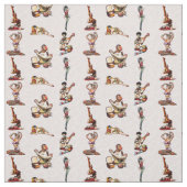 Zombie Pin Ups Stof (Swatch)