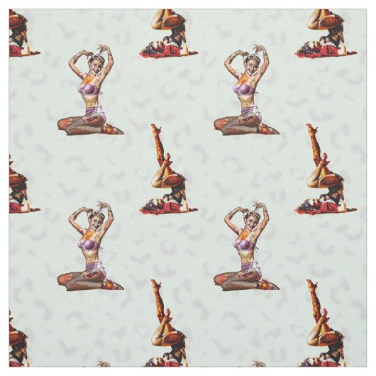 Zombie Pin Ups Stof (Swatch)