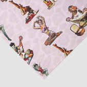 Zombie Pin Ups Tissuepapier (Detail)